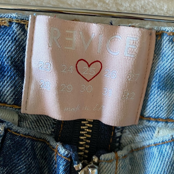 Two tone REVICE denim jeans - Picture 3 of 3